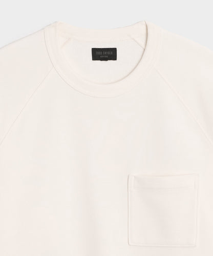 Todd Snyder Foundation Pocket Sweatshirt in Bisque Bisque
