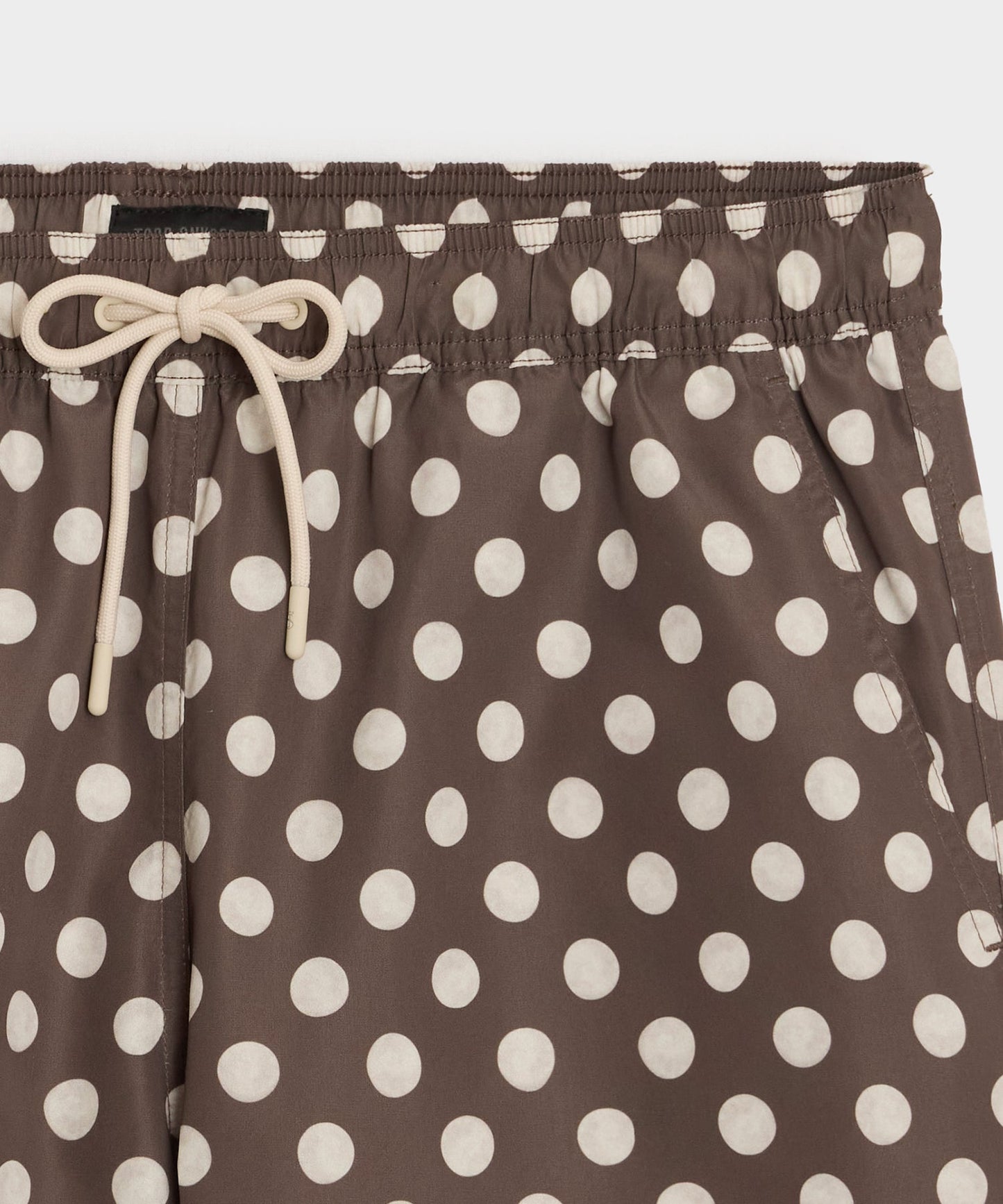 Todd Snyder 5" Montauk Swim Trunk Brown Dot