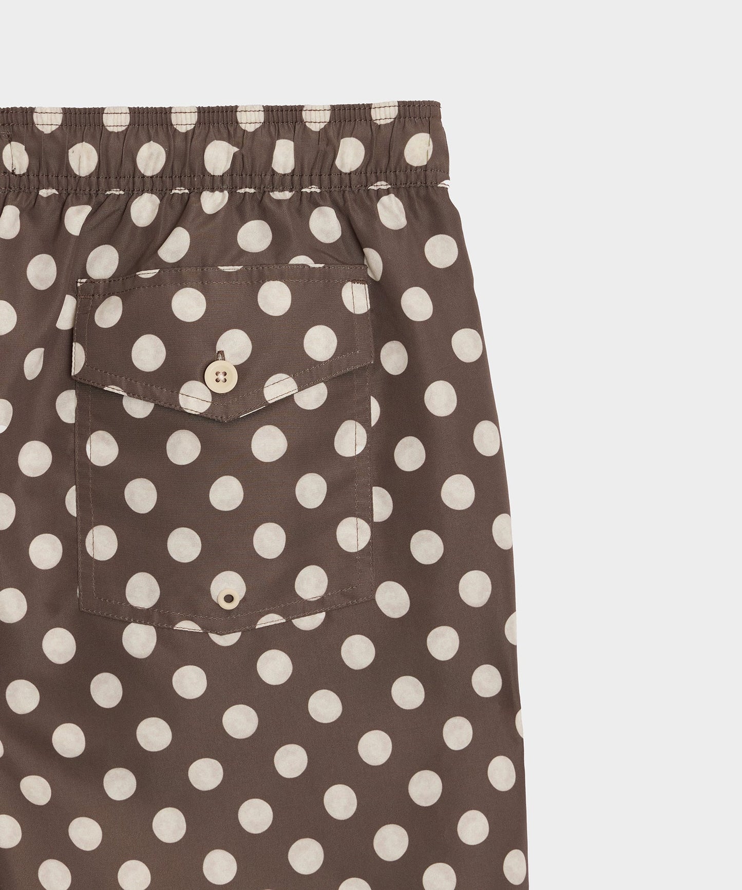 Todd Snyder 5" Montauk Swim Trunk Brown Dot