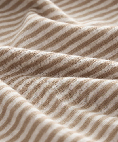 Todd Snyder Linen Pocket Tee in Beach Walk Stripe Beach Walk