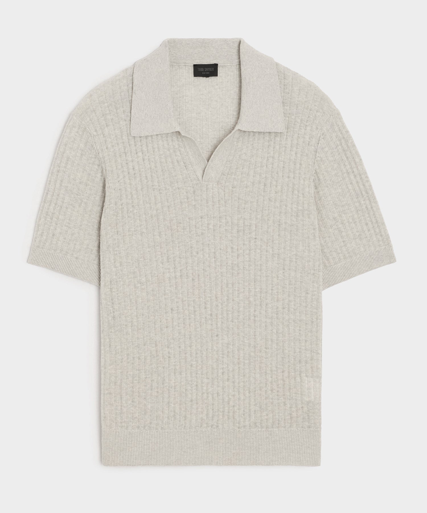 Todd Snyder Tide Montauk Sweater Polo in Dusty Steel Dusty Steel