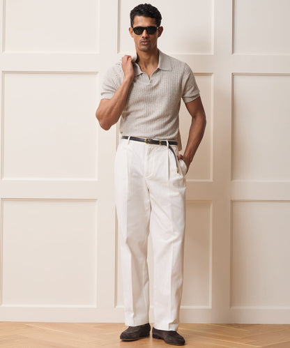 Todd Snyder Tide Montauk Sweater Polo in Dusty Steel Dusty Steel