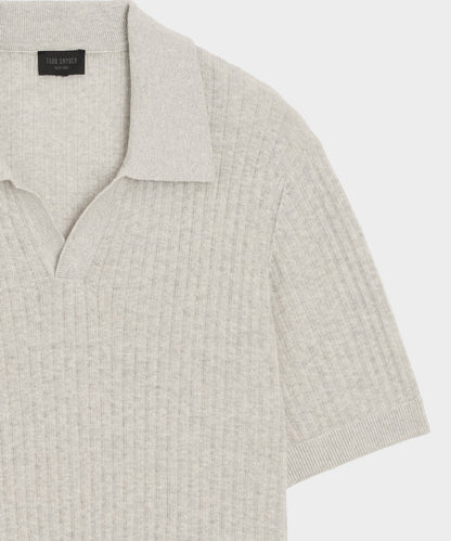Todd Snyder Tide Montauk Sweater Polo in Dusty Steel Dusty Steel