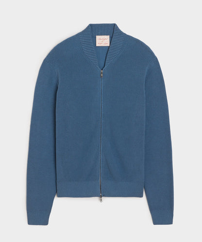 Todd Snyder Todd Snyder x Mister Rogers' Neighborhood Zip-Up Sweater in Navy Navy