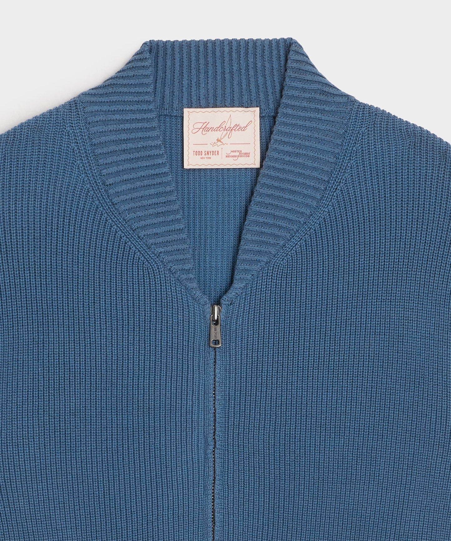 Todd Snyder Todd Snyder x Mister Rogers' Neighborhood Zip-Up Sweater in Navy Navy