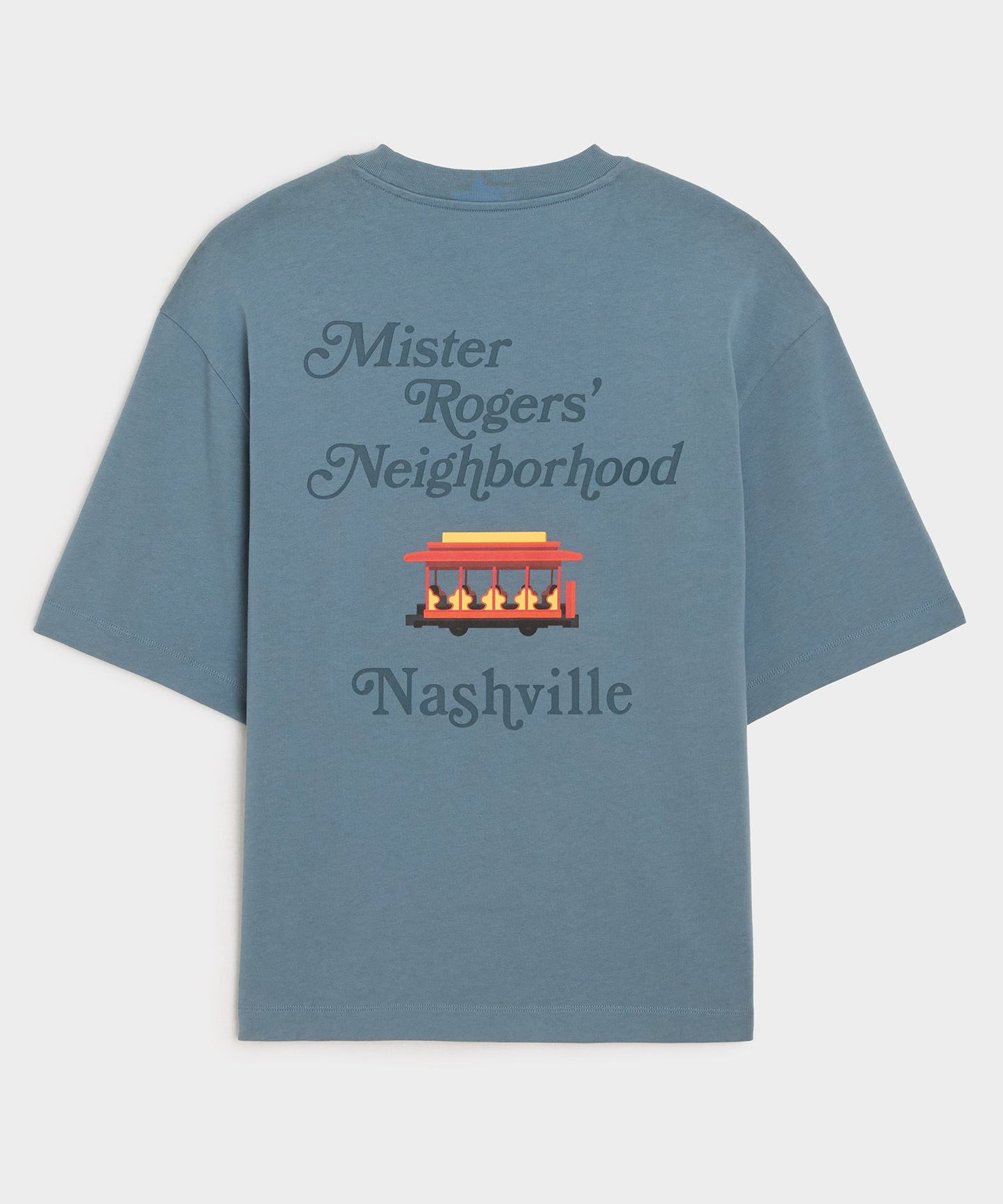 Todd Snyder Todd Snyder x Mister Rogers' Neighborhood Trolley Tee in Blue Nashville Blue
