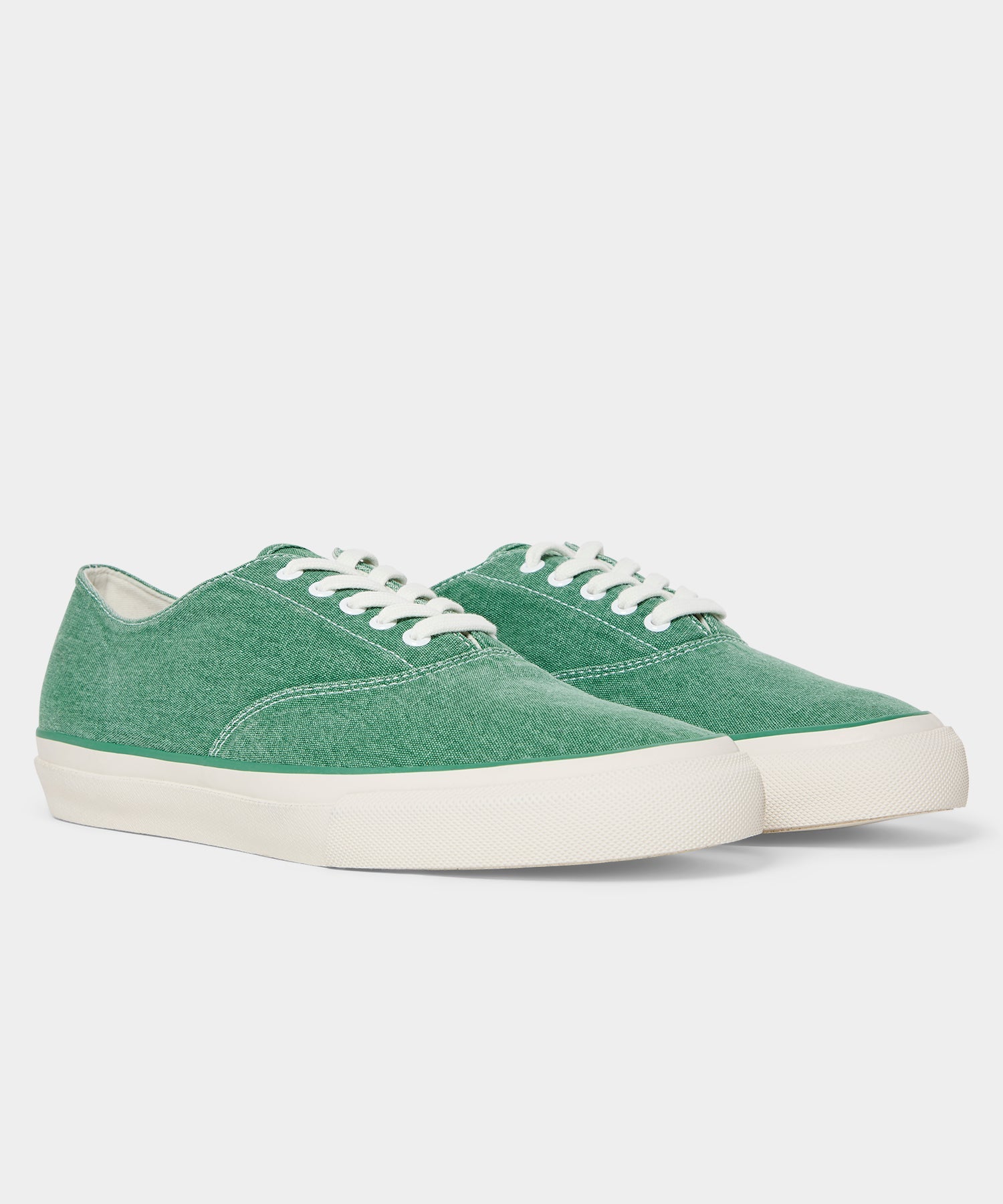 Todd Snyder Sperry x Todd Snyder x Mister Rogers’ Neighborhood CVO Sneaker in Amazon Green Soft Amazon