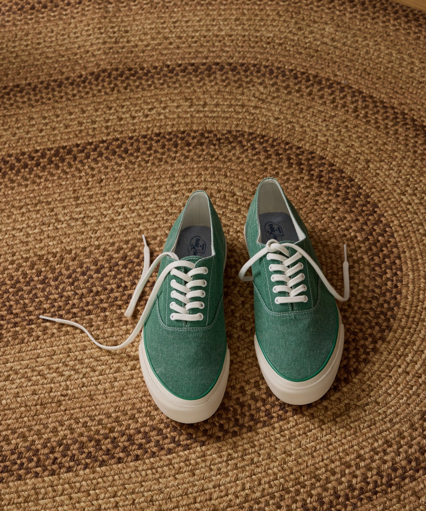 Todd Snyder Sperry x Todd Snyder x Mister Rogers’ Neighborhood CVO Sneaker in Amazon Green Soft Amazon