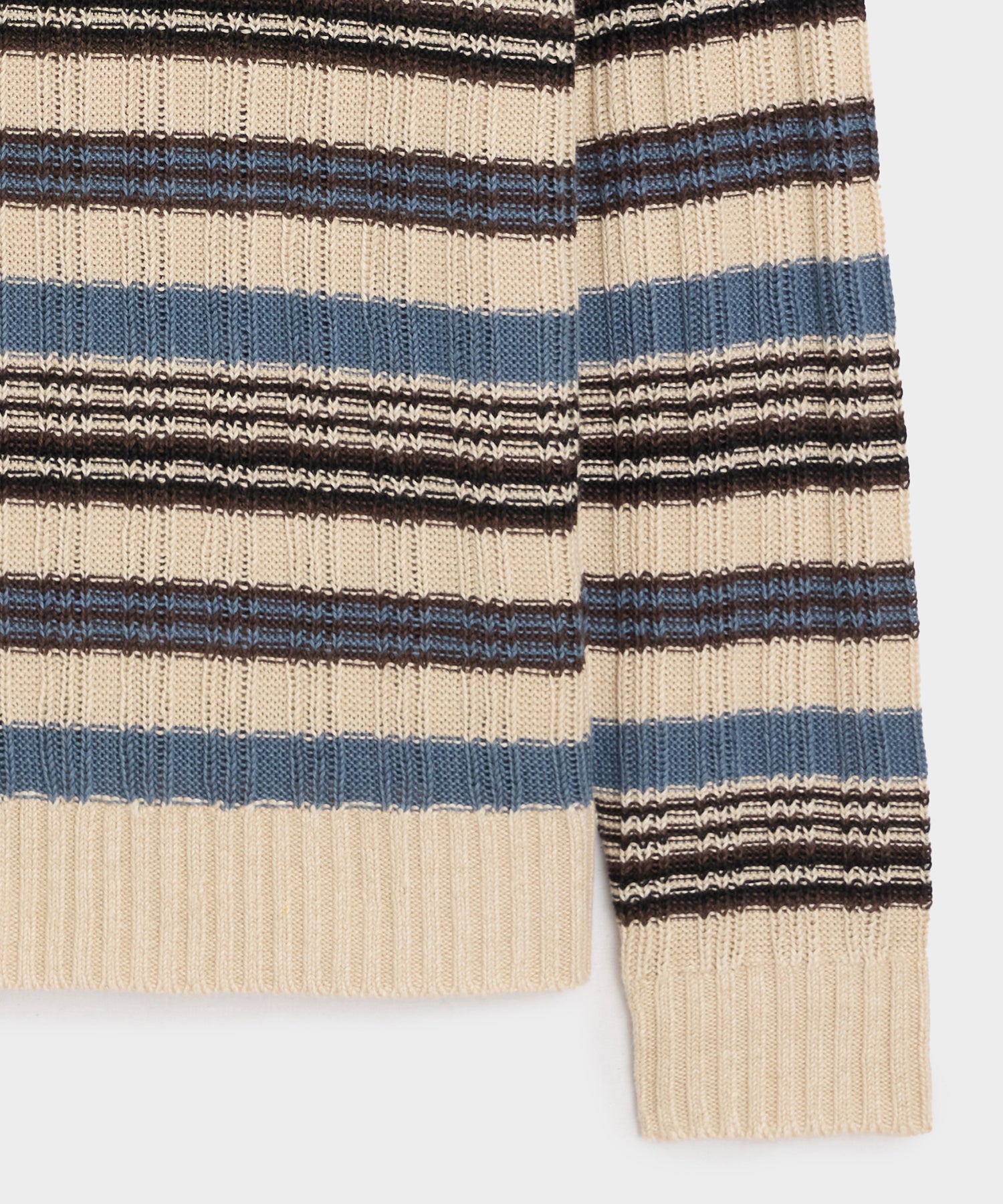 Todd Snyder Linen Crewneck Sweater in Smoked Cobalt Smoked Cobalt