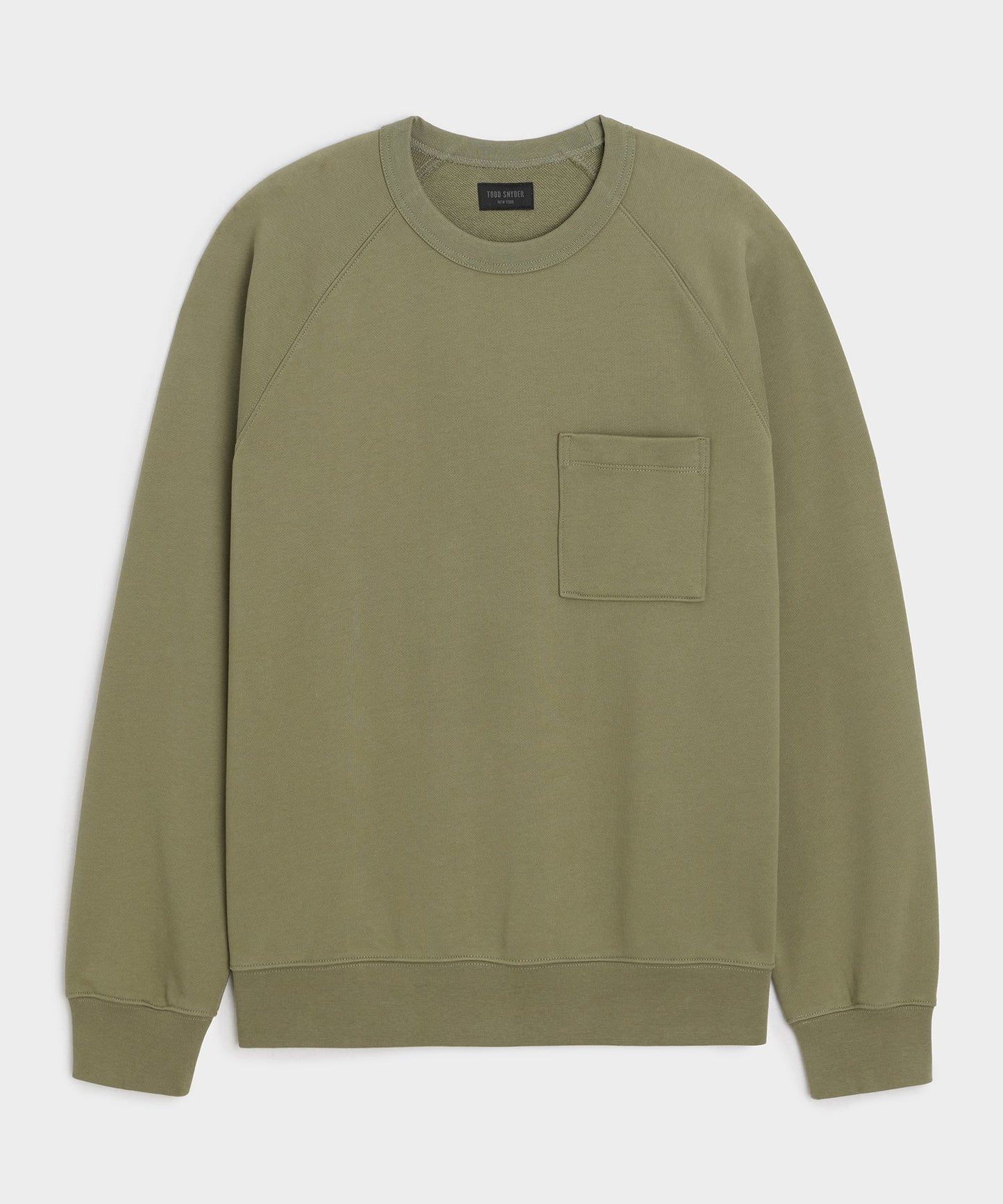 Todd Snyder Foundation Pocket Sweatshirt in Fogstone Fogstone