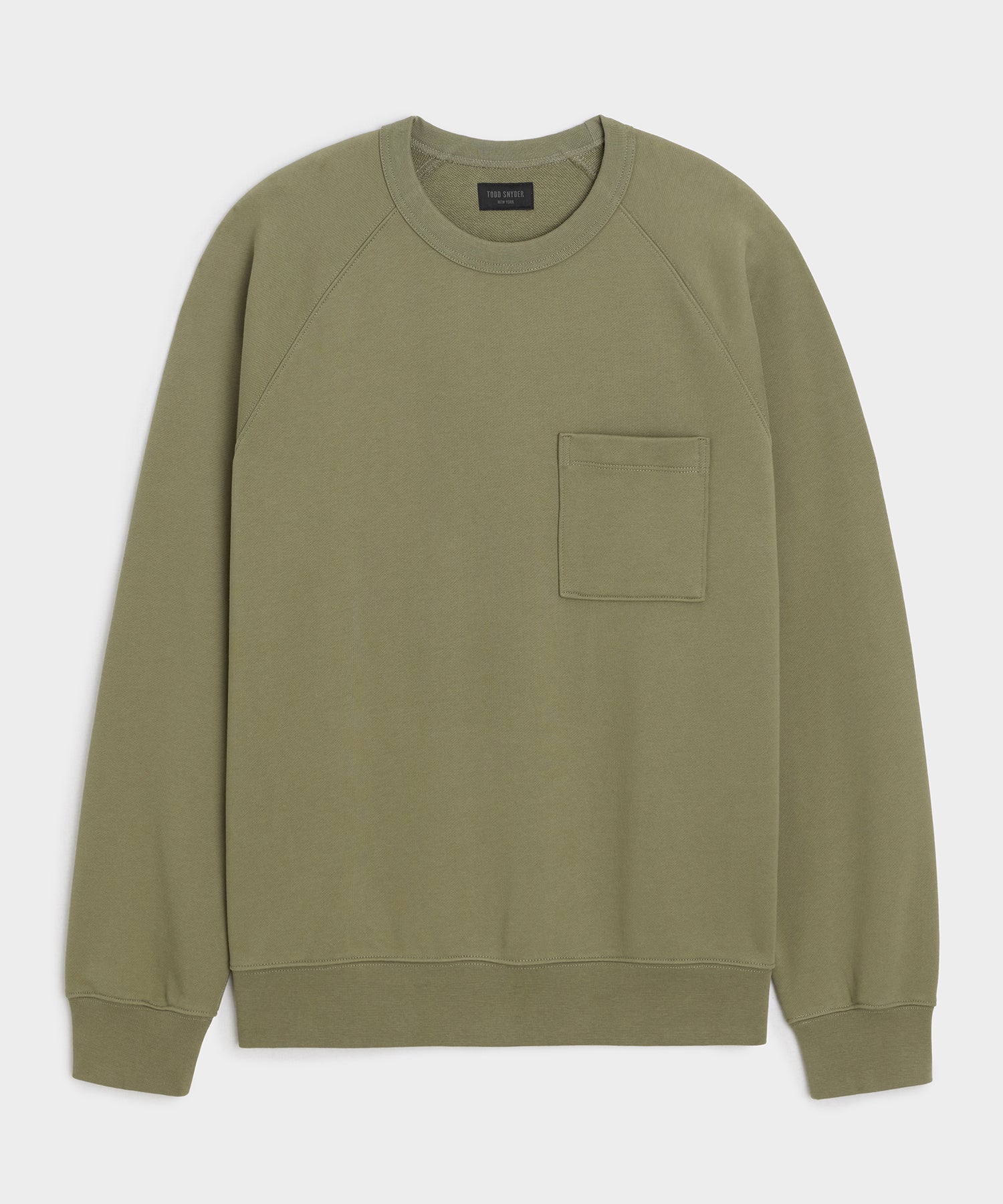 Todd Snyder Foundation Pocket Sweatshirt in Fogstone Fogstone