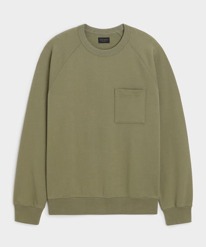 Todd Snyder Foundation Pocket Sweatshirt in Fogstone Fogstone