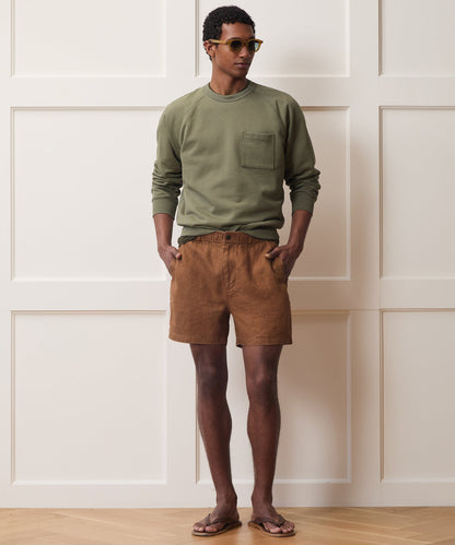 Todd Snyder Foundation Pocket Sweatshirt in Fogstone Fogstone