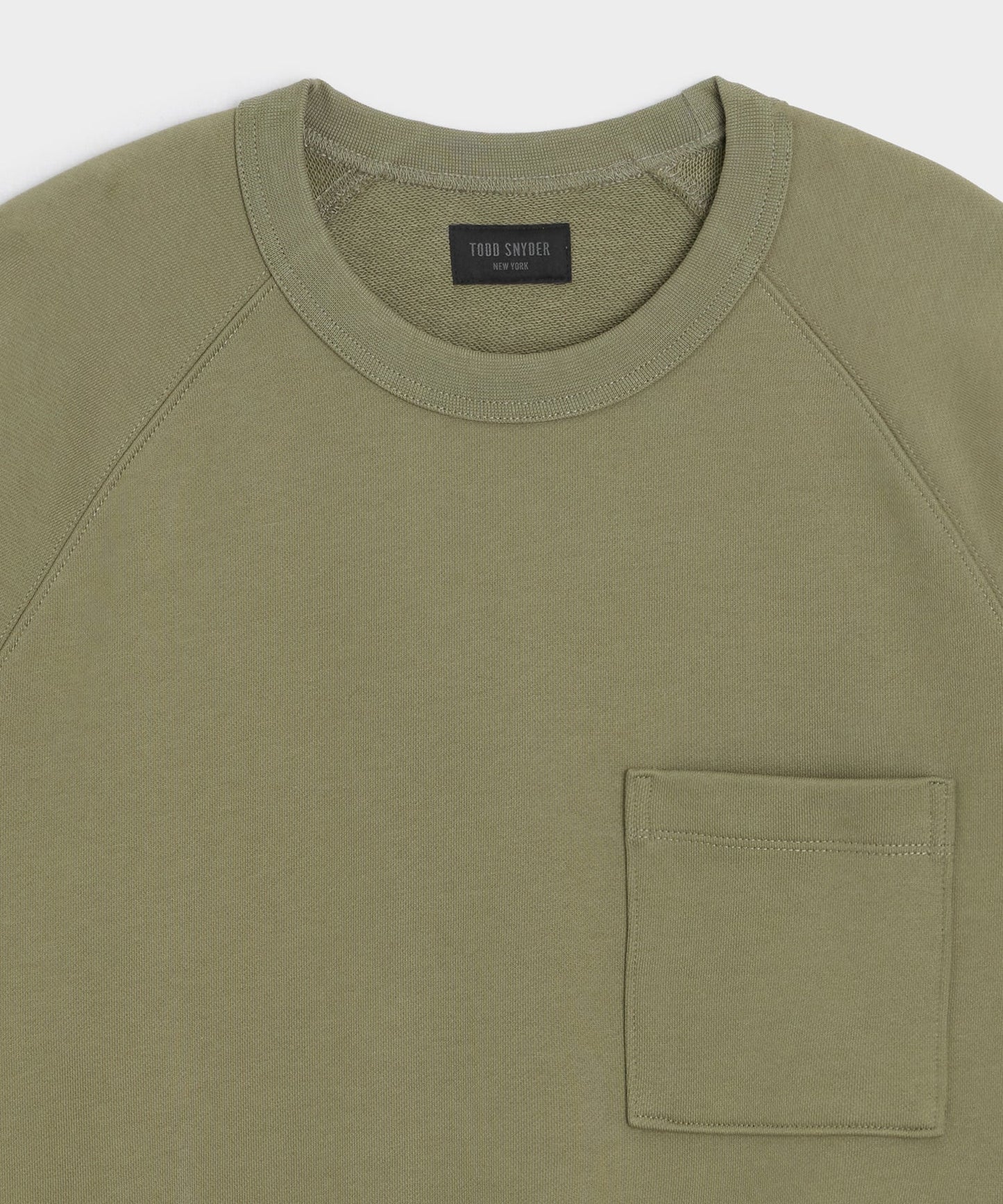 Todd Snyder Foundation Pocket Sweatshirt in Fogstone Fogstone