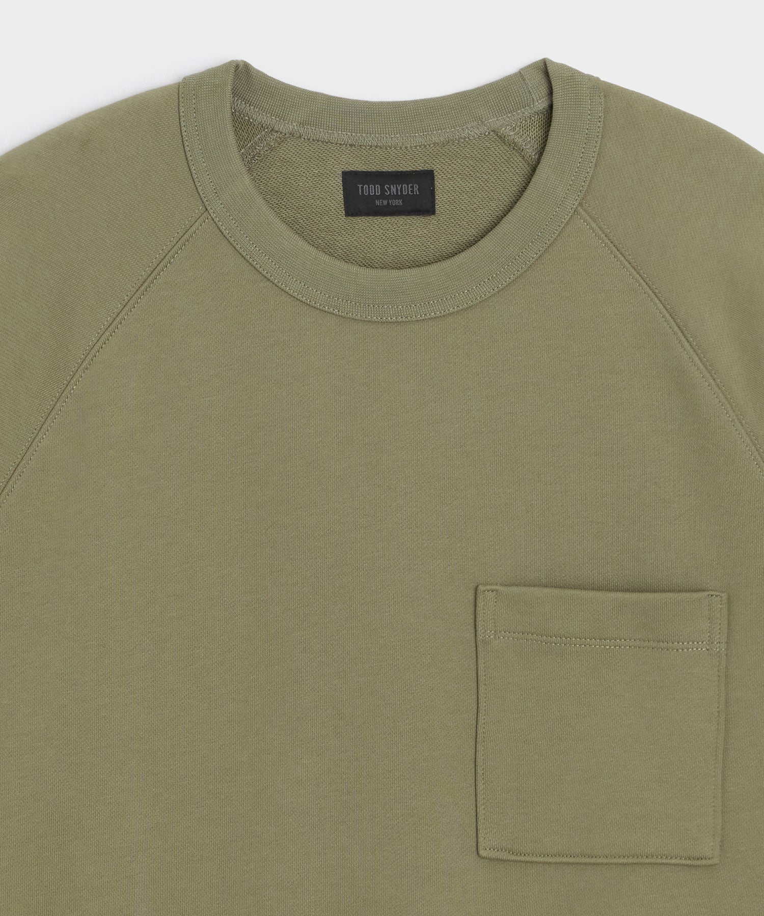Todd Snyder Foundation Pocket Sweatshirt in Fogstone Fogstone