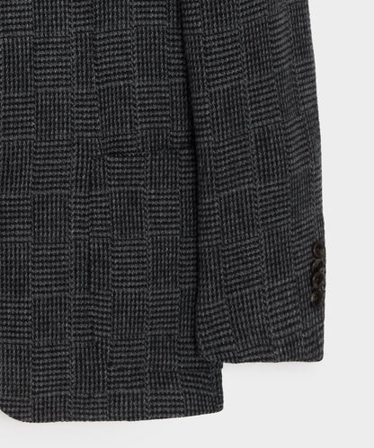 Todd Snyder Italian Wool Sport Coat in Grey Houndsooth Glen Plaid Grey