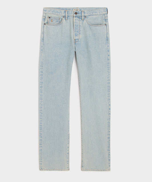Todd Snyder Straight Fit Selvedge Jean in Light Indigo Light Indigo