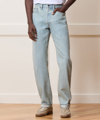 Todd Snyder Straight Fit Selvedge Jean in Light Indigo Light Indigo