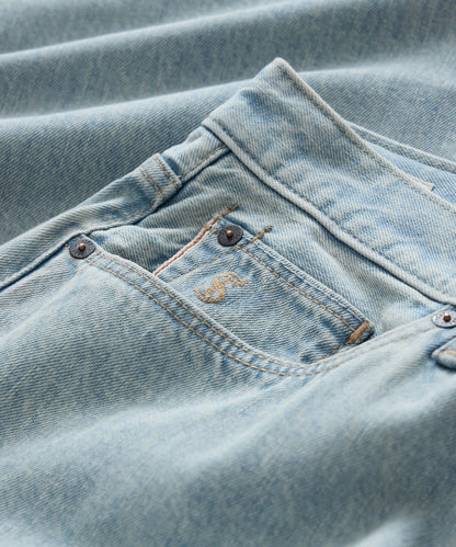 Todd Snyder Straight Fit Selvedge Jean in Light Indigo Light Indigo