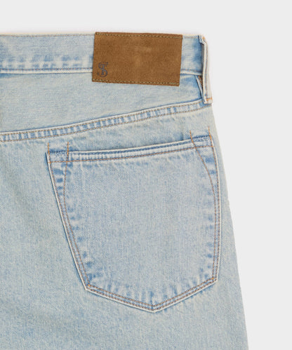 Todd Snyder Slim Selvedge Jean in Faded Light Indigo Light Indigo
