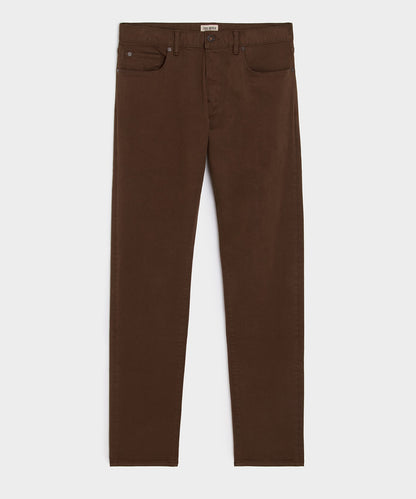 Todd Snyder Slim Garment-Dyed 5-Pocket Chino in Glazed Pecan Glazed Pecan