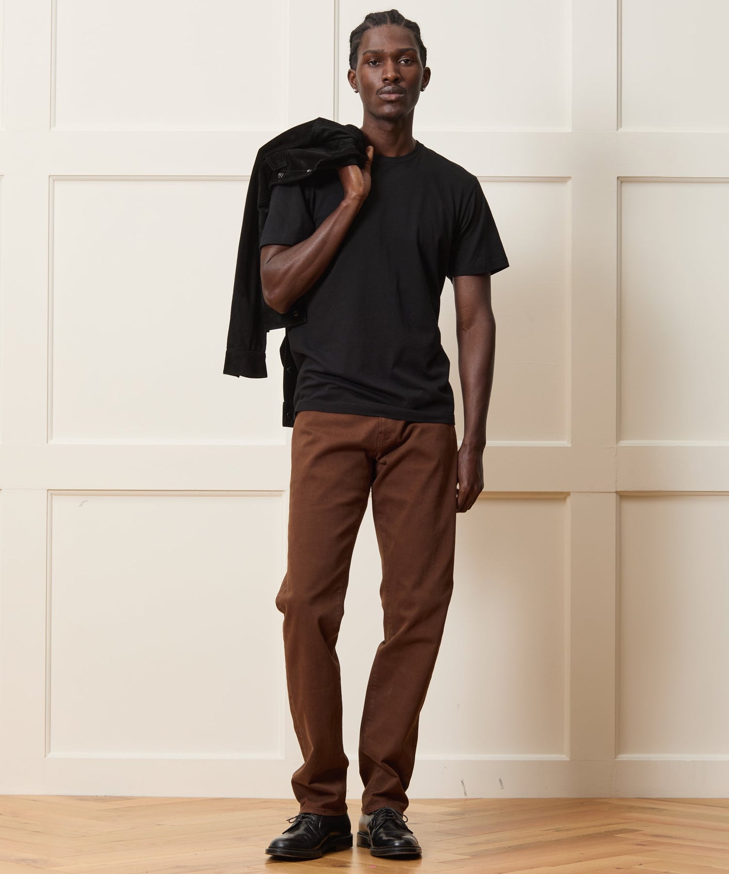 Todd Snyder Slim Garment-Dyed 5-Pocket Chino in Glazed Pecan Glazed Pecan