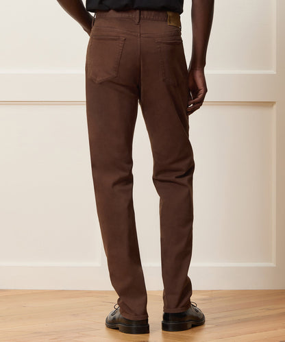 Todd Snyder Slim Garment-Dyed 5-Pocket Chino in Glazed Pecan Glazed Pecan
