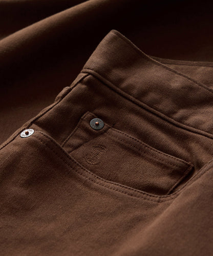 Todd Snyder Slim Garment-Dyed 5-Pocket Chino in Glazed Pecan Glazed Pecan