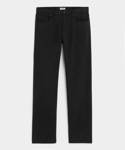 Todd Snyder Vintage Straight Garment-Dyed 5-Pocket Chino in Black Black
