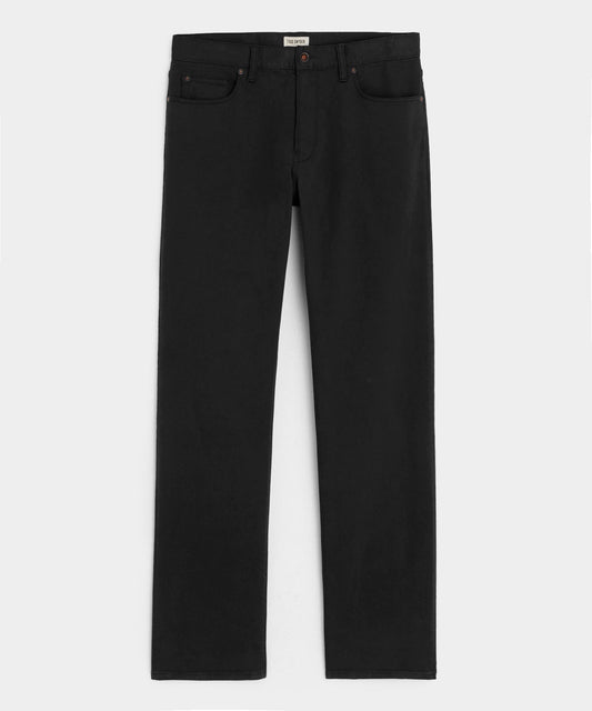 Todd Snyder Vintage Straight Garment-Dyed 5-Pocket Chino in Black Black