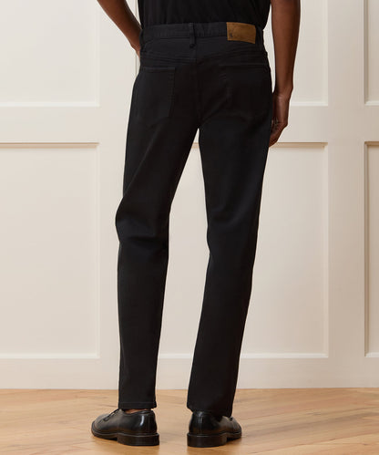 Todd Snyder Vintage Straight Garment-Dyed 5-Pocket Chino in Black Black