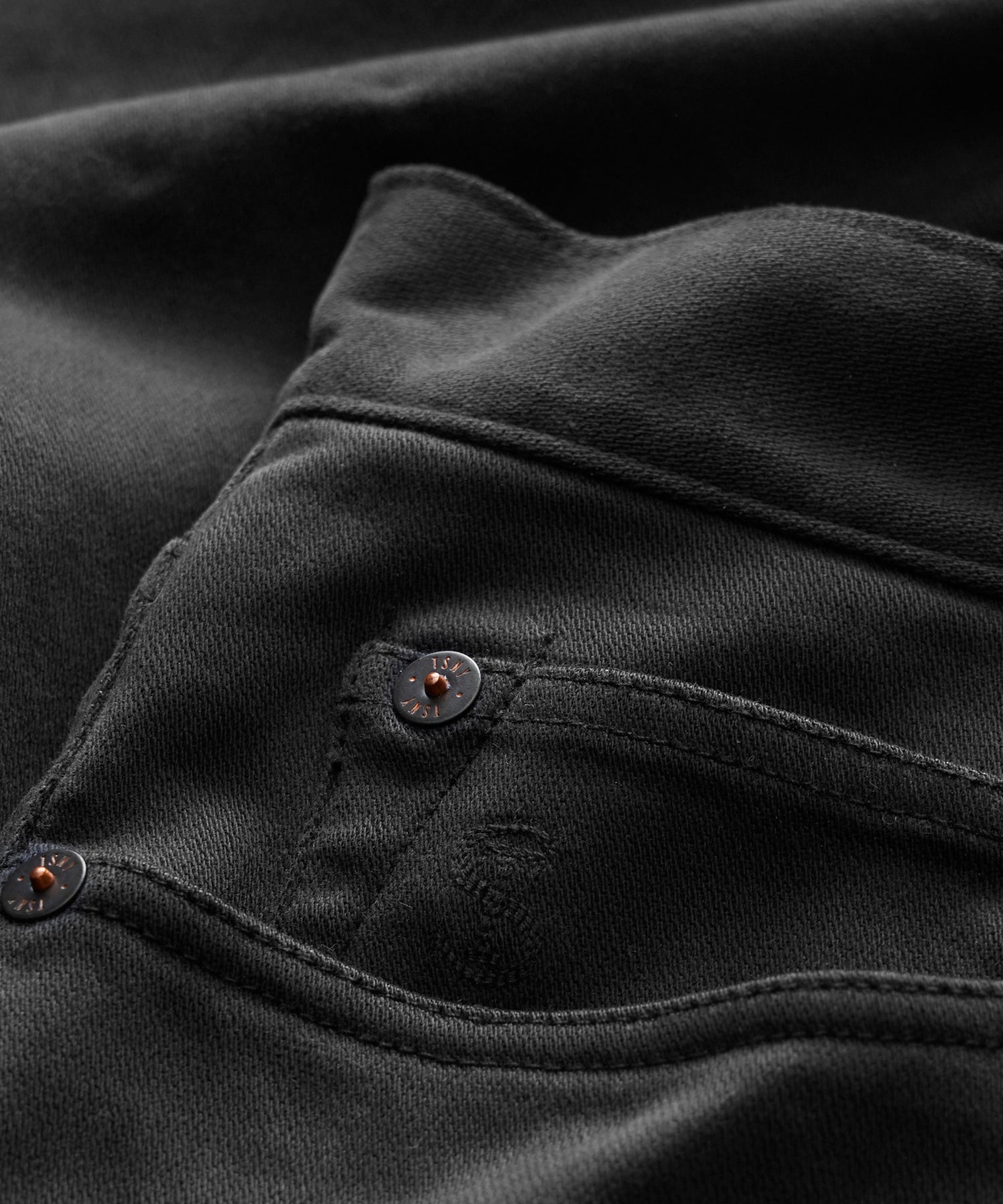 Todd Snyder Vintage Straight Garment-Dyed 5-Pocket Chino in Black Black