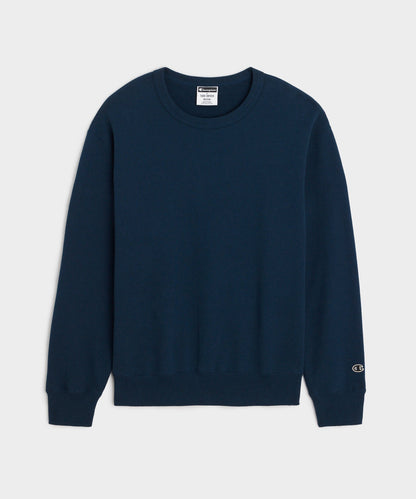 Todd Snyder Champion Relaxed French Terry Crewneck in Classic Navy Classic Navy