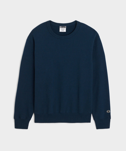 Todd Snyder Champion Relaxed French Terry Crewneck in Classic Navy Classic Navy