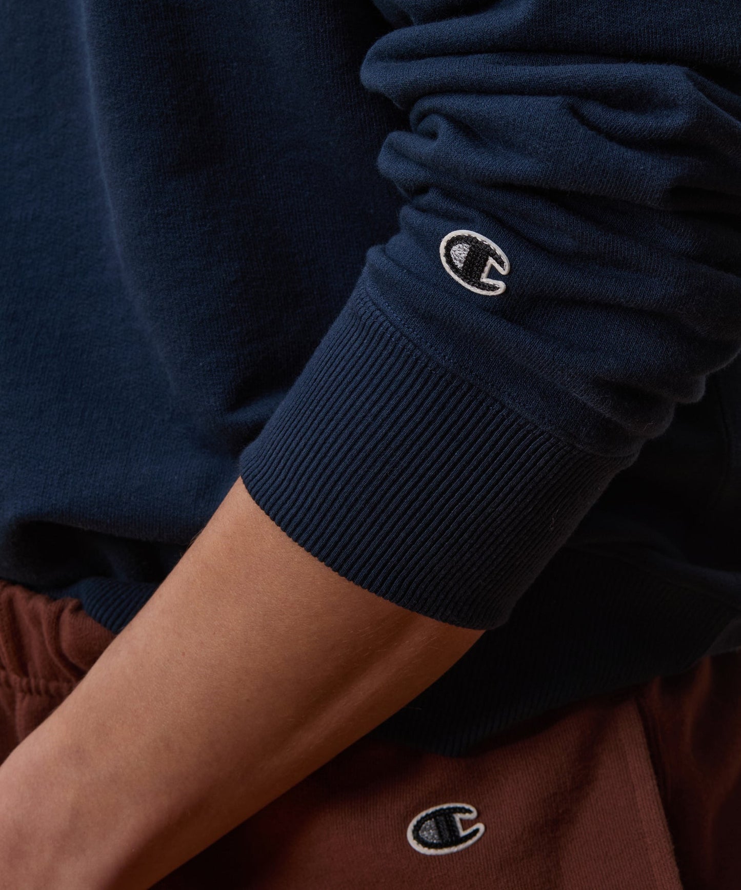 Todd Snyder Champion Relaxed French Terry Crewneck in Classic Navy Classic Navy