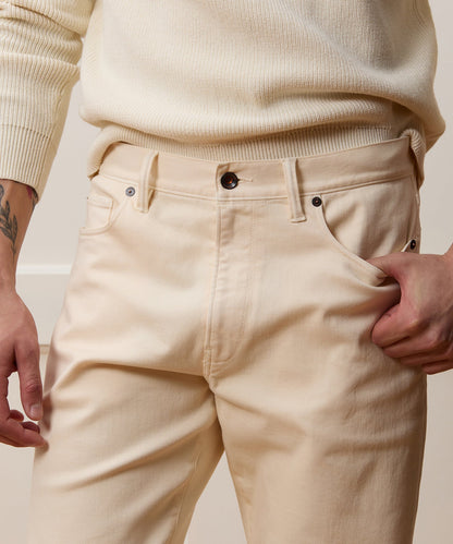 Todd Snyder Vintage Straight Fit 5-Pocket Chino in Canvas Canvas