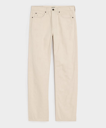 Todd Snyder Straight Fit Lightweight Japanese Selvedge Jean in Canvas Canvas