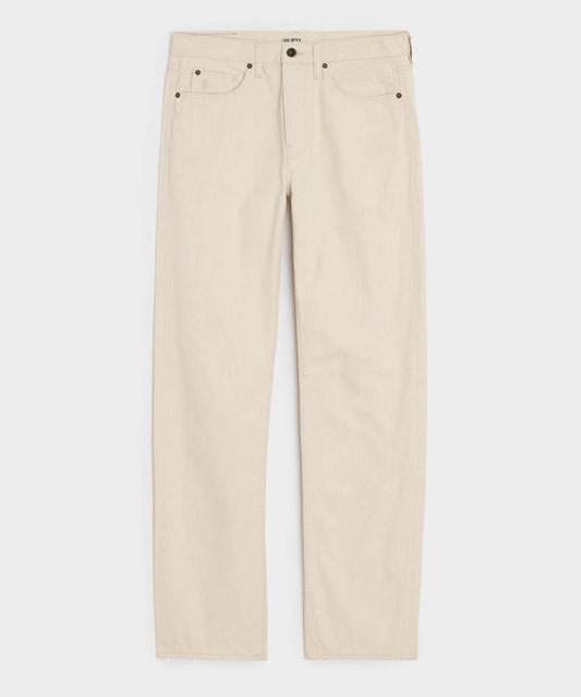 Todd Snyder Straight Fit Lightweight Japanese Selvedge Jean in Canvas Canvas