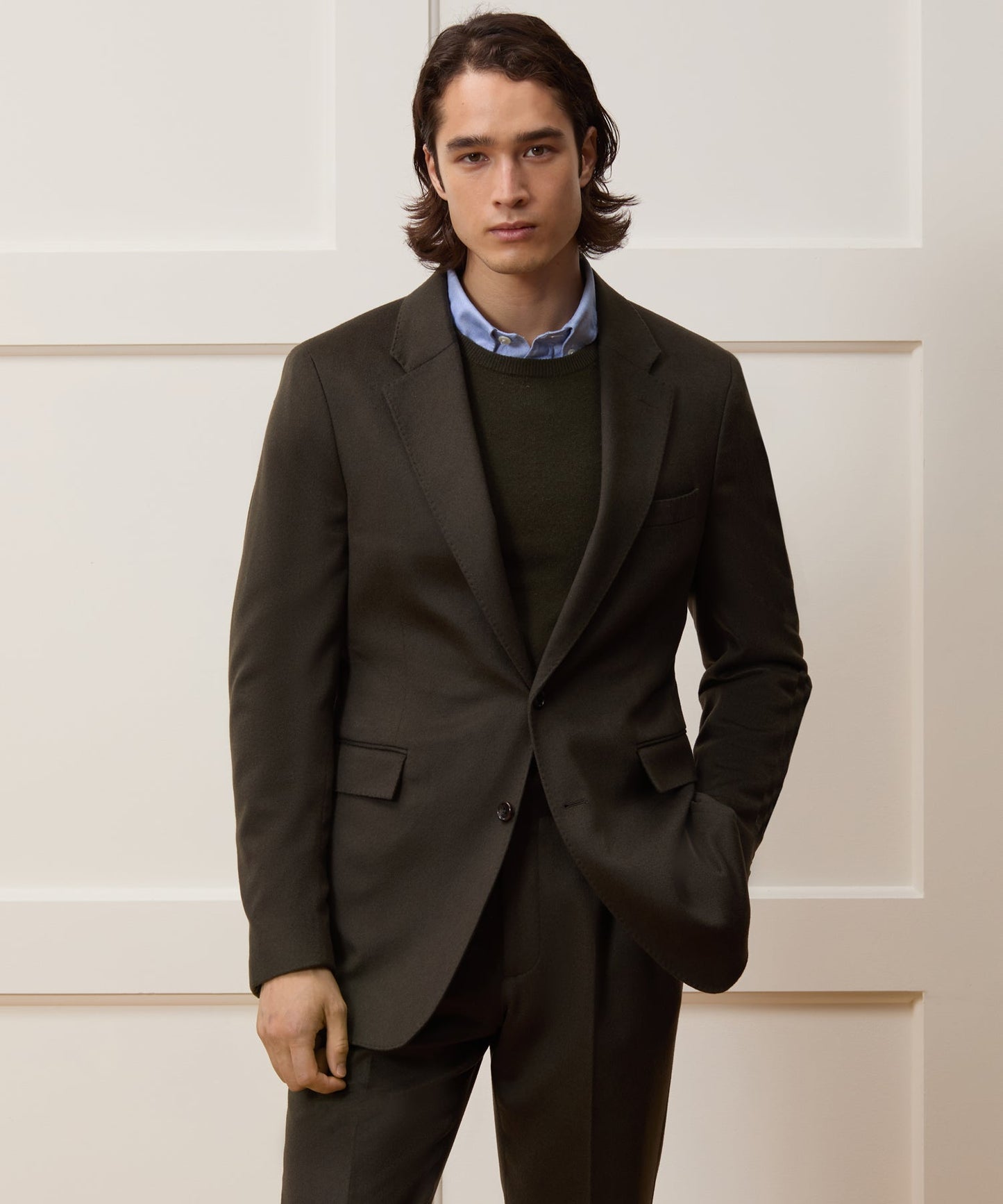 Todd Snyder Italian Cashmere Sutton Jacket Snyder Olive