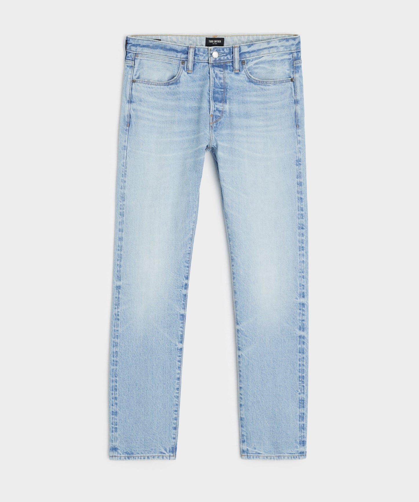 Todd Snyder Slim Japanese Selvedge Stretch Jean in Light Indigo Light Indigo