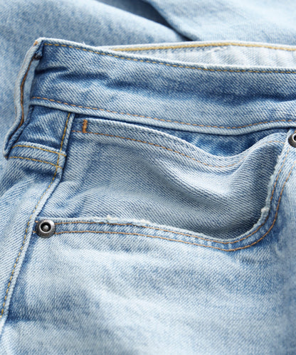 Todd Snyder Slim Japanese Selvedge Stretch Jean in Light Indigo Light Indigo