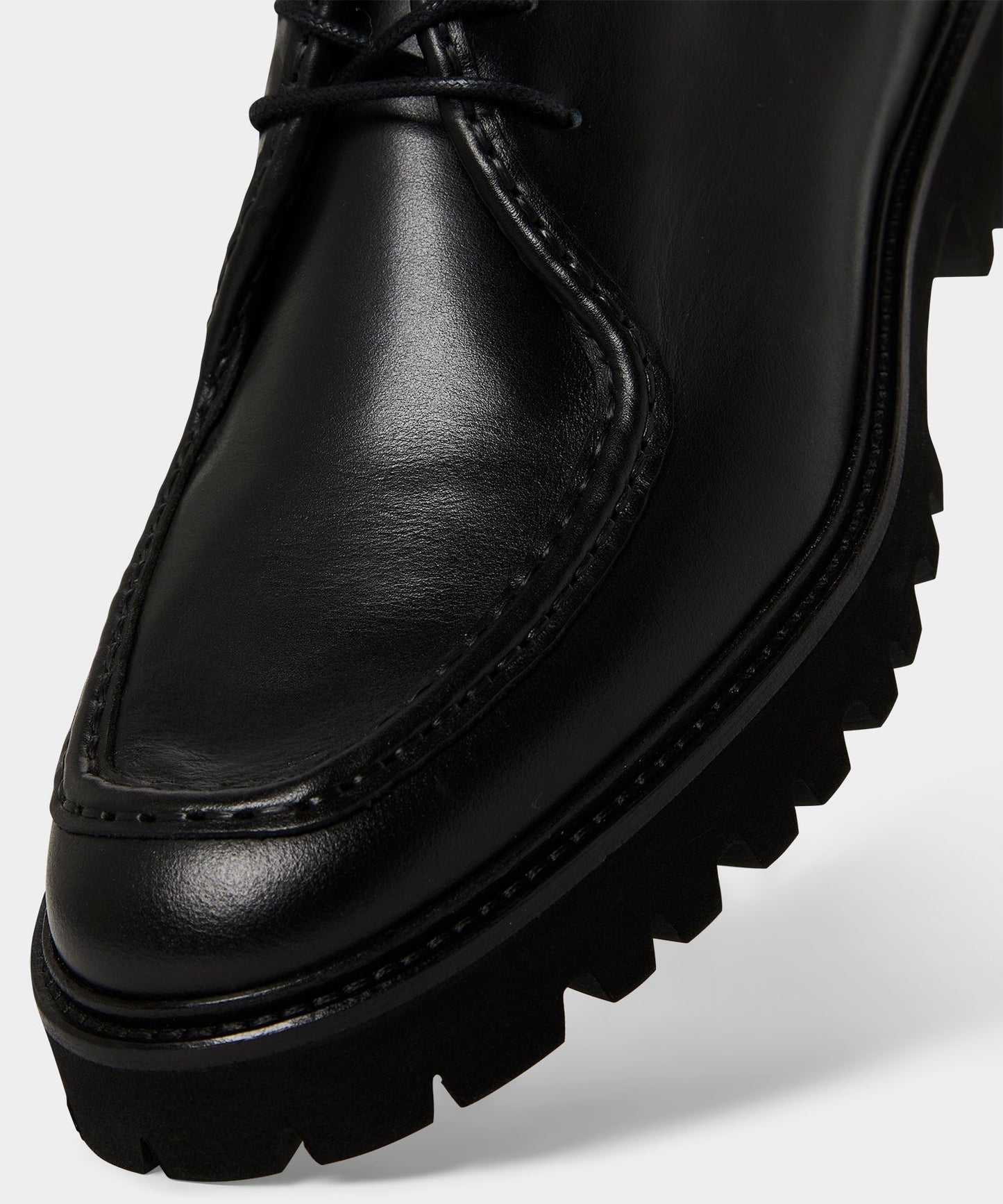 Todd Snyder City Derby Loafer in Black Leather Black