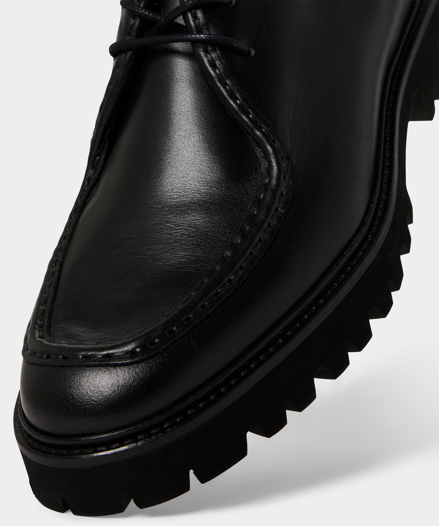 Todd Snyder City Derby Loafer in Black Leather Black