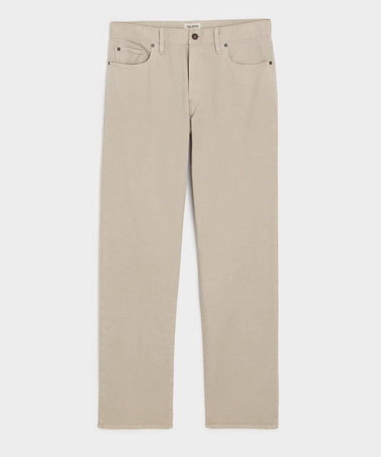 Todd Snyder Straight Fit 5-Pocket Chino Stone