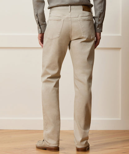 Todd Snyder Straight Fit 5-Pocket Chino Stone