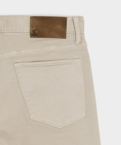 Todd Snyder Straight Fit 5-Pocket Chino Stone