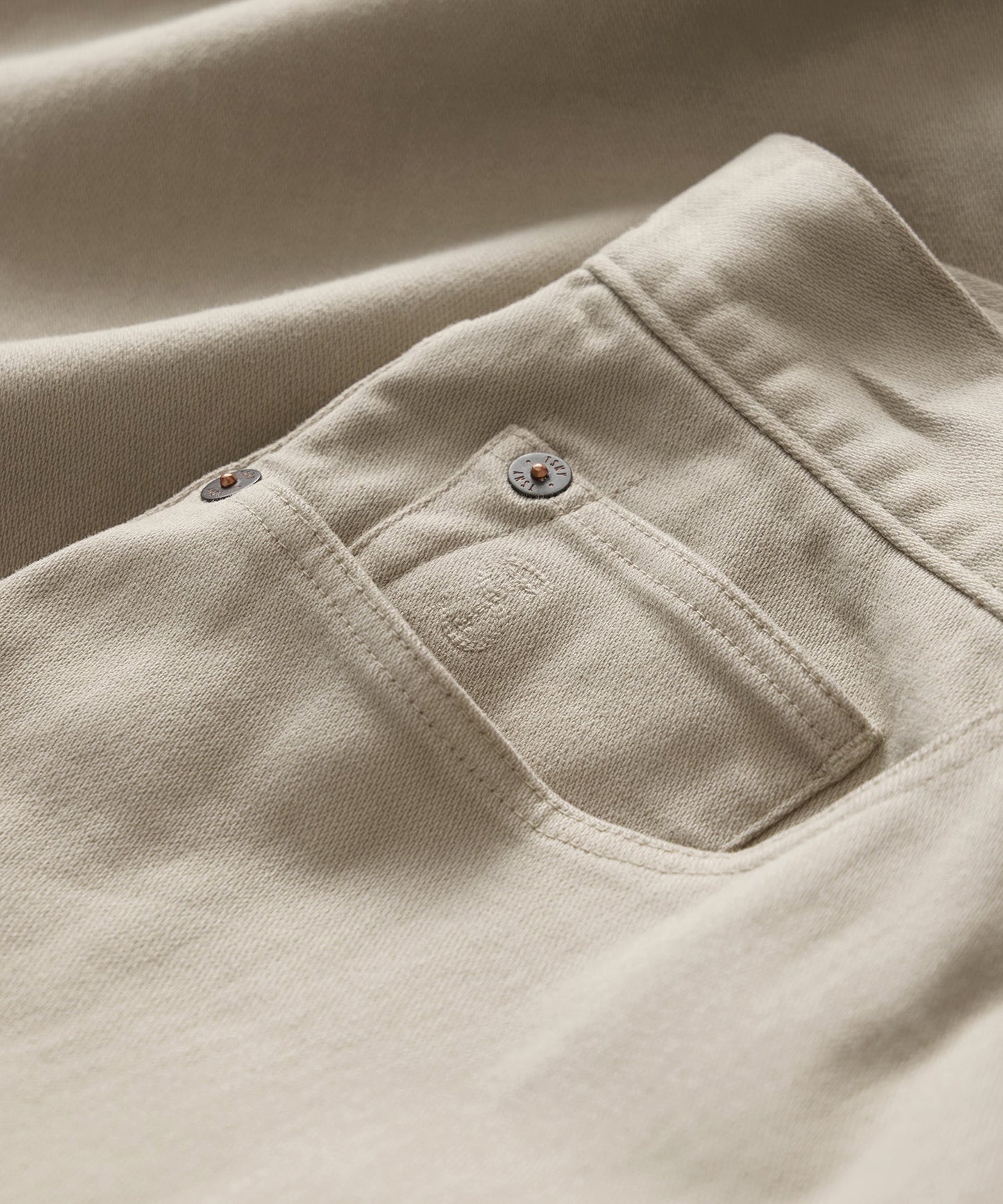 Todd Snyder Straight Fit 5-Pocket Chino Stone