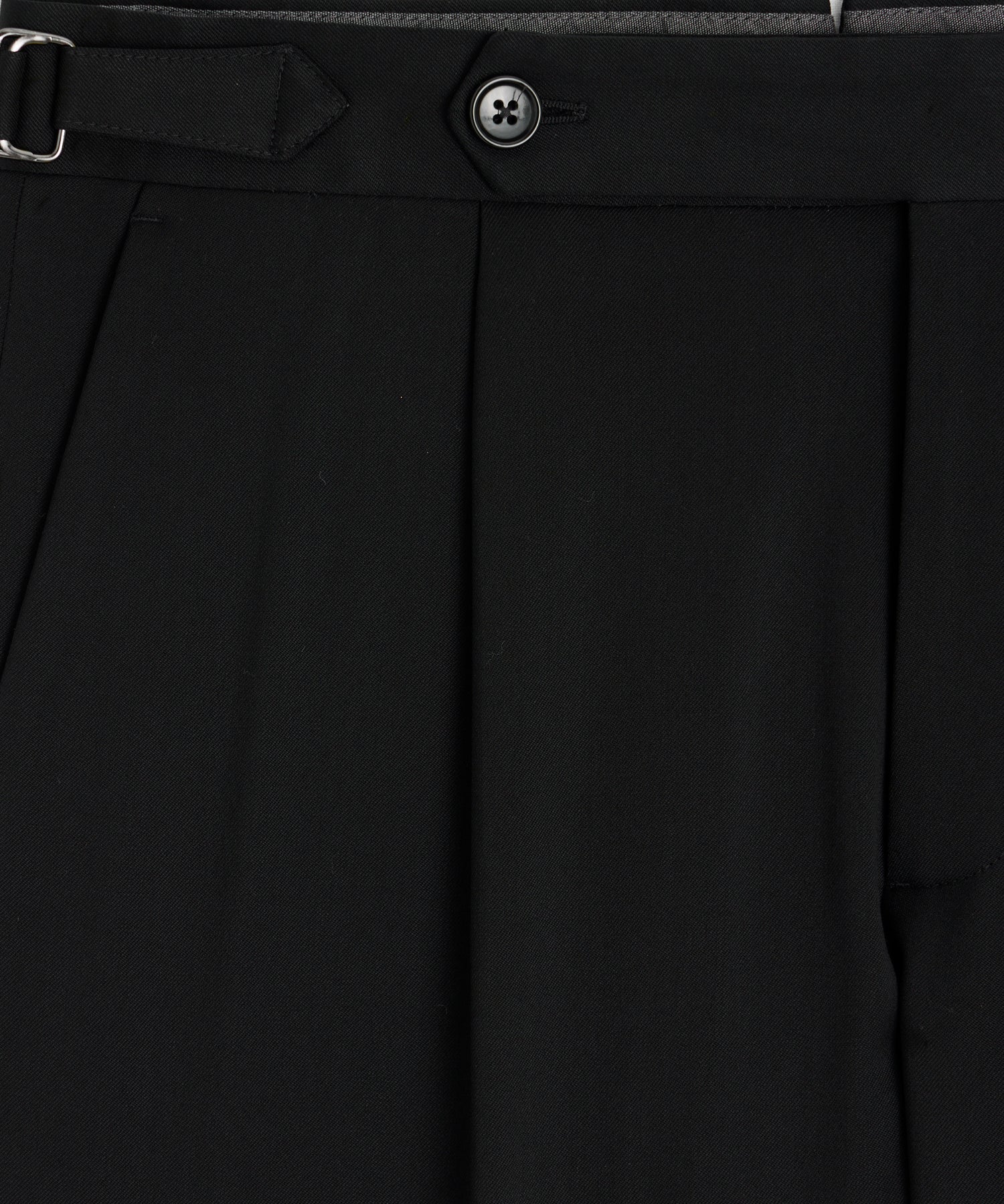 Todd Snyder Italian Gabardine Side Tab Trouser in Black Black