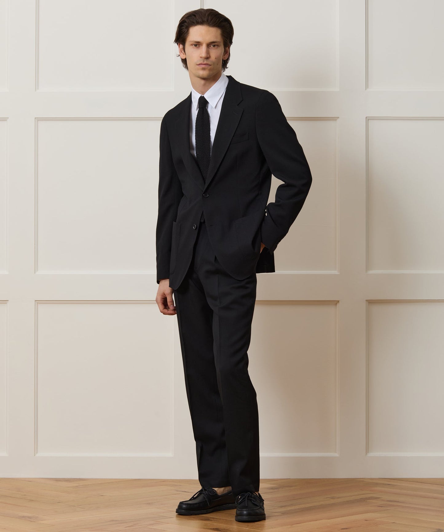 Todd Snyder Italian Gabardine Madison Jacket in Black Black