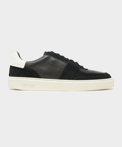Todd Snyder Tuscan Leather Court Shoe in Black Black